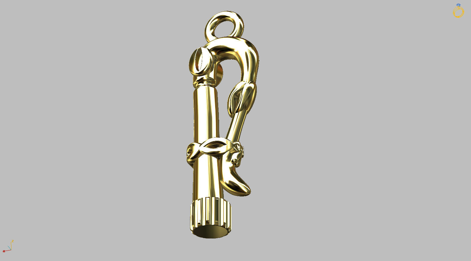 Ibiri de Nana Orixas Tool Collection 3D print model_8