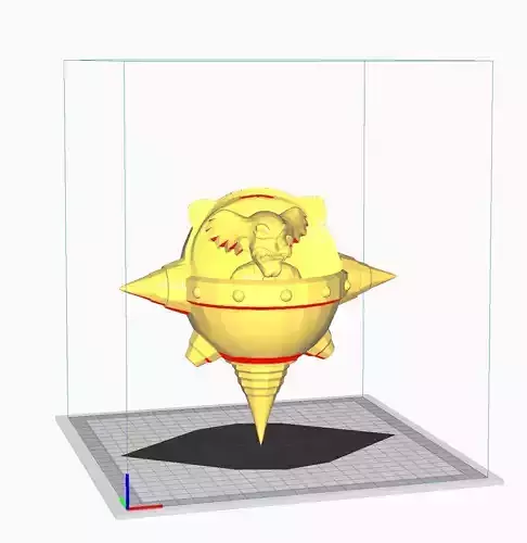 Dr Wily Capsule 3D print model