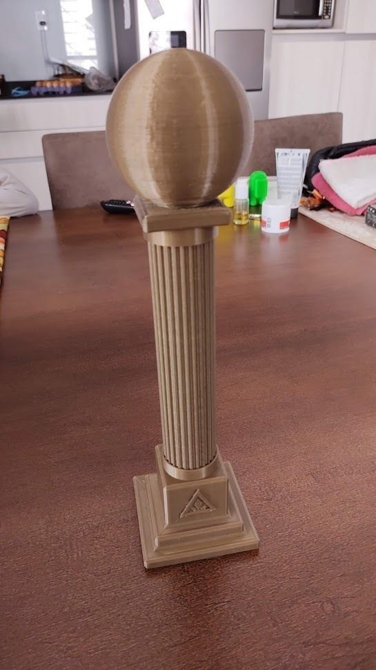 Masonic Temple Columns - Columnas Templo Masonico 3D model_5