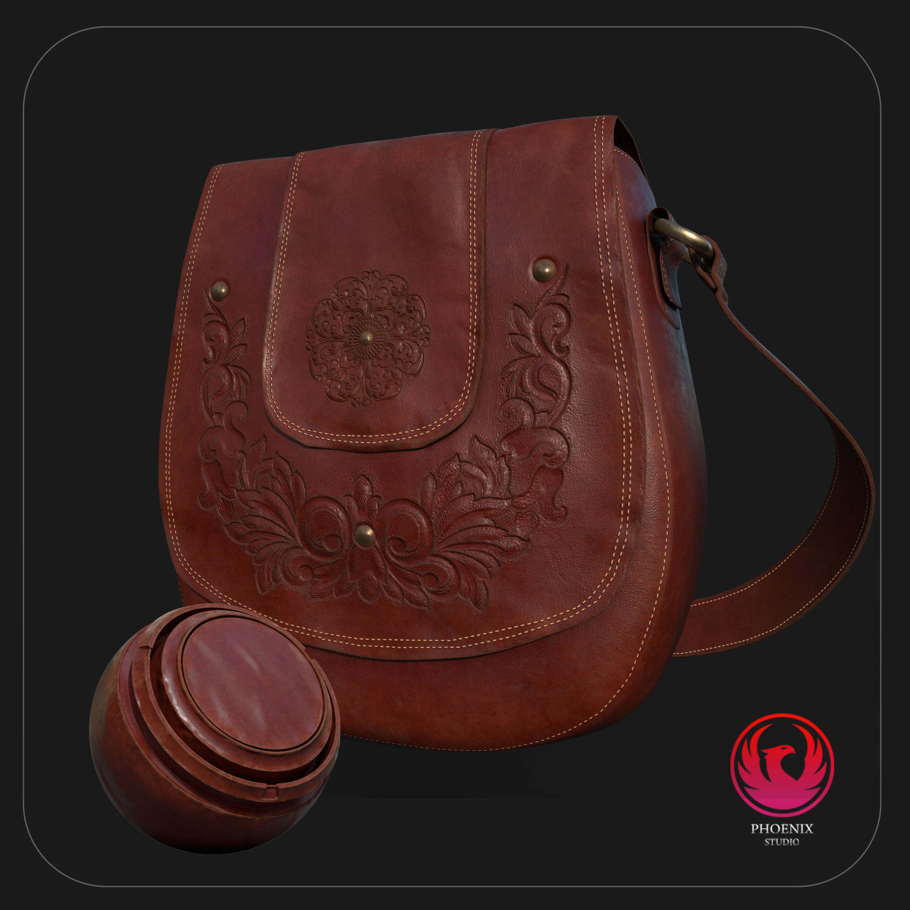 10 Leather Smart Materials- PBR Textures -Vol01 Texture_4
