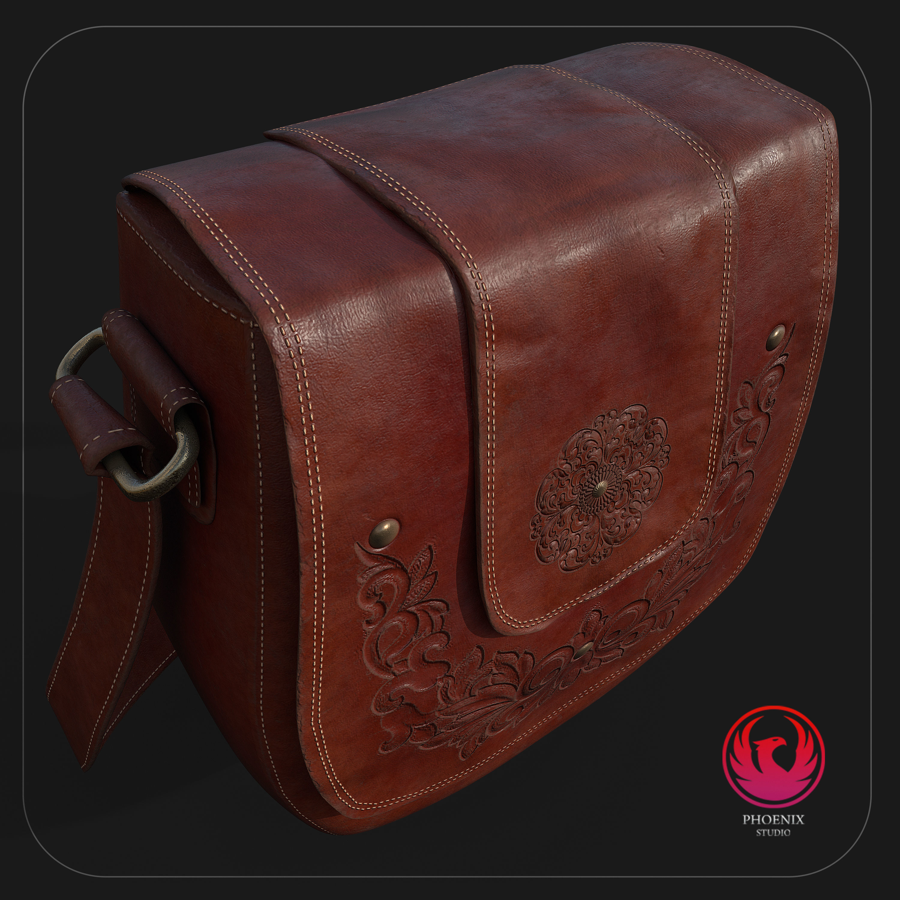 10 Leather Smart Materials- PBR Textures -Vol01 Texture_6