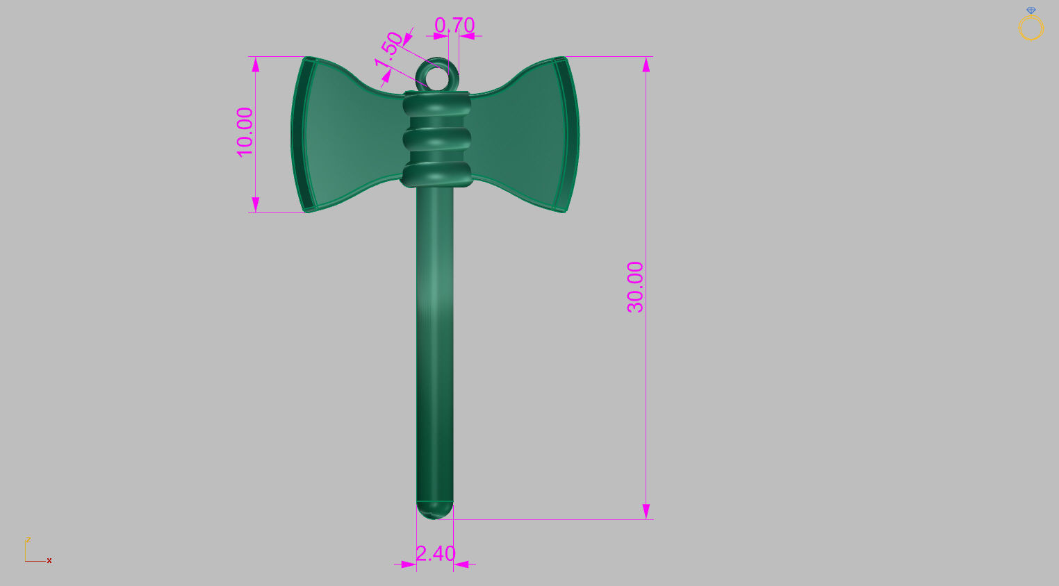 Xango Orixas tools collection Large 3D print model_12