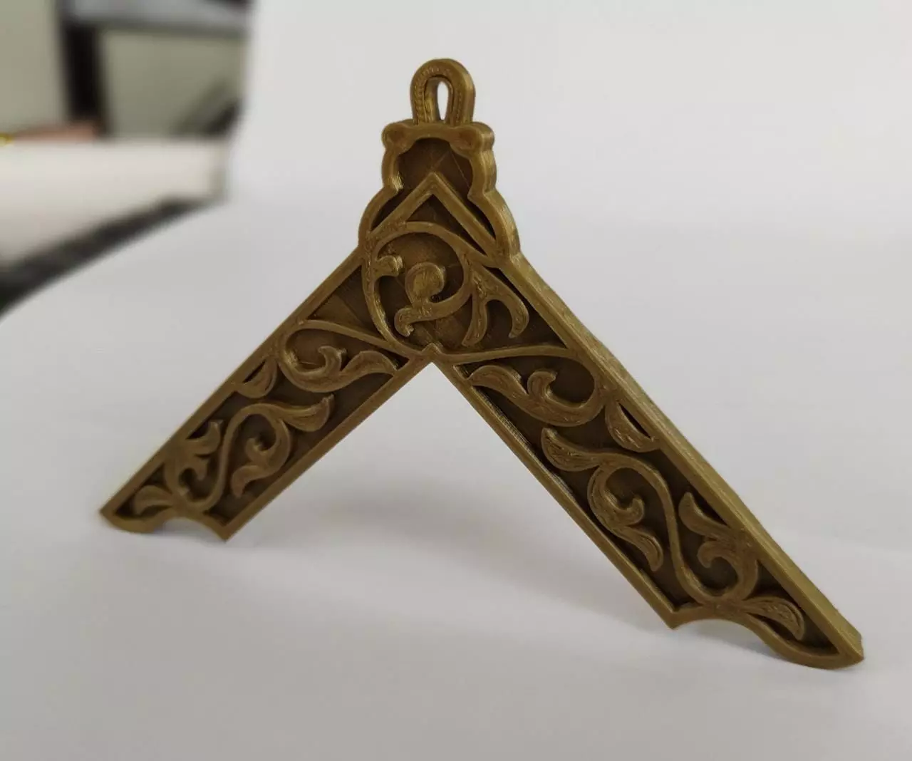 Worshipful Master Jewel - Joya Venerable Maestro Mason 3D model_0