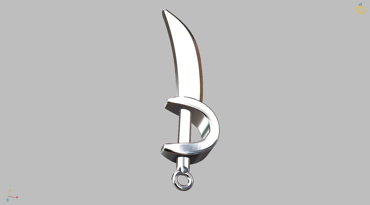 Ogum Orixas tools collection Large 3D print model_4