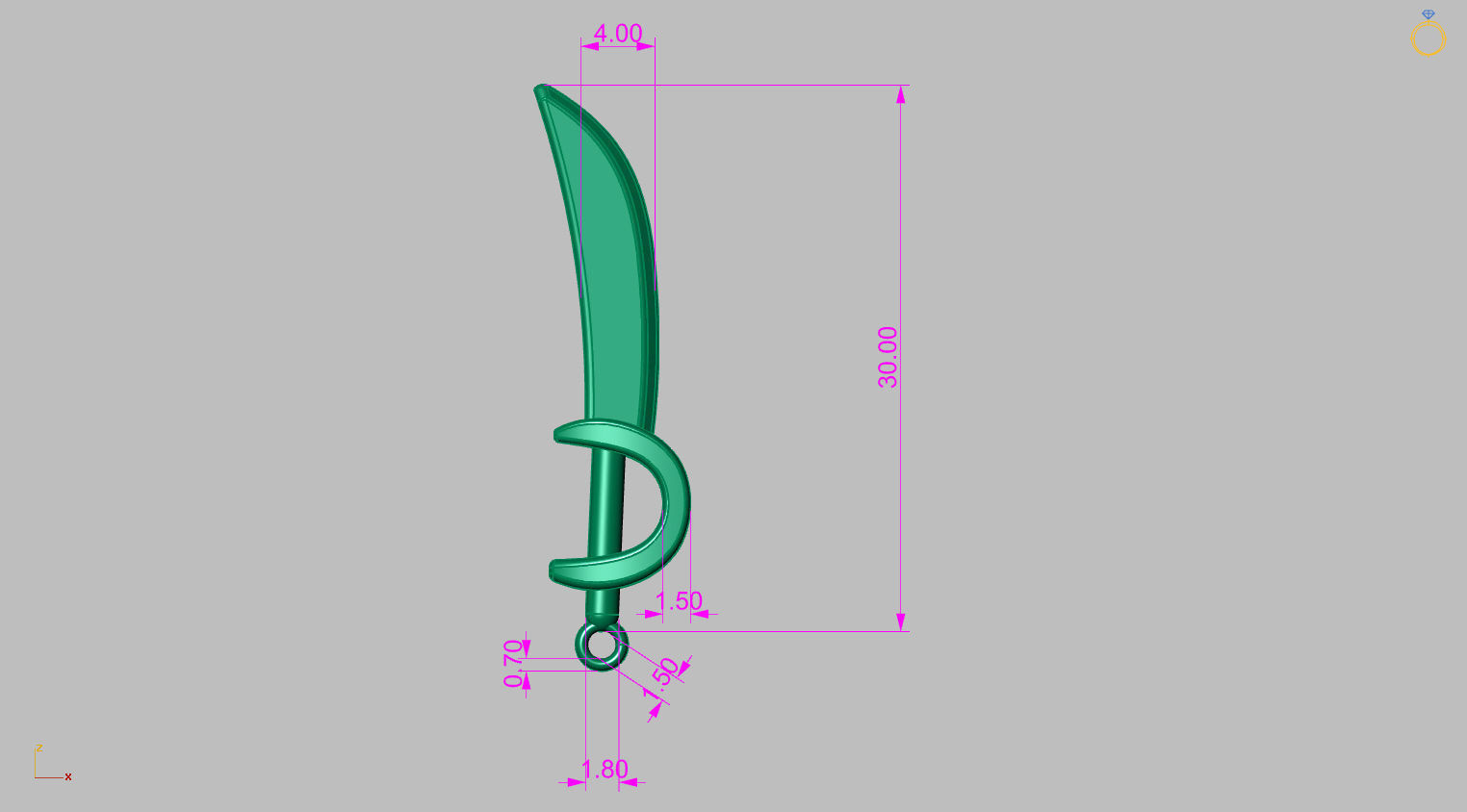 Ogum Orixas tools collection Large 3D print model_11