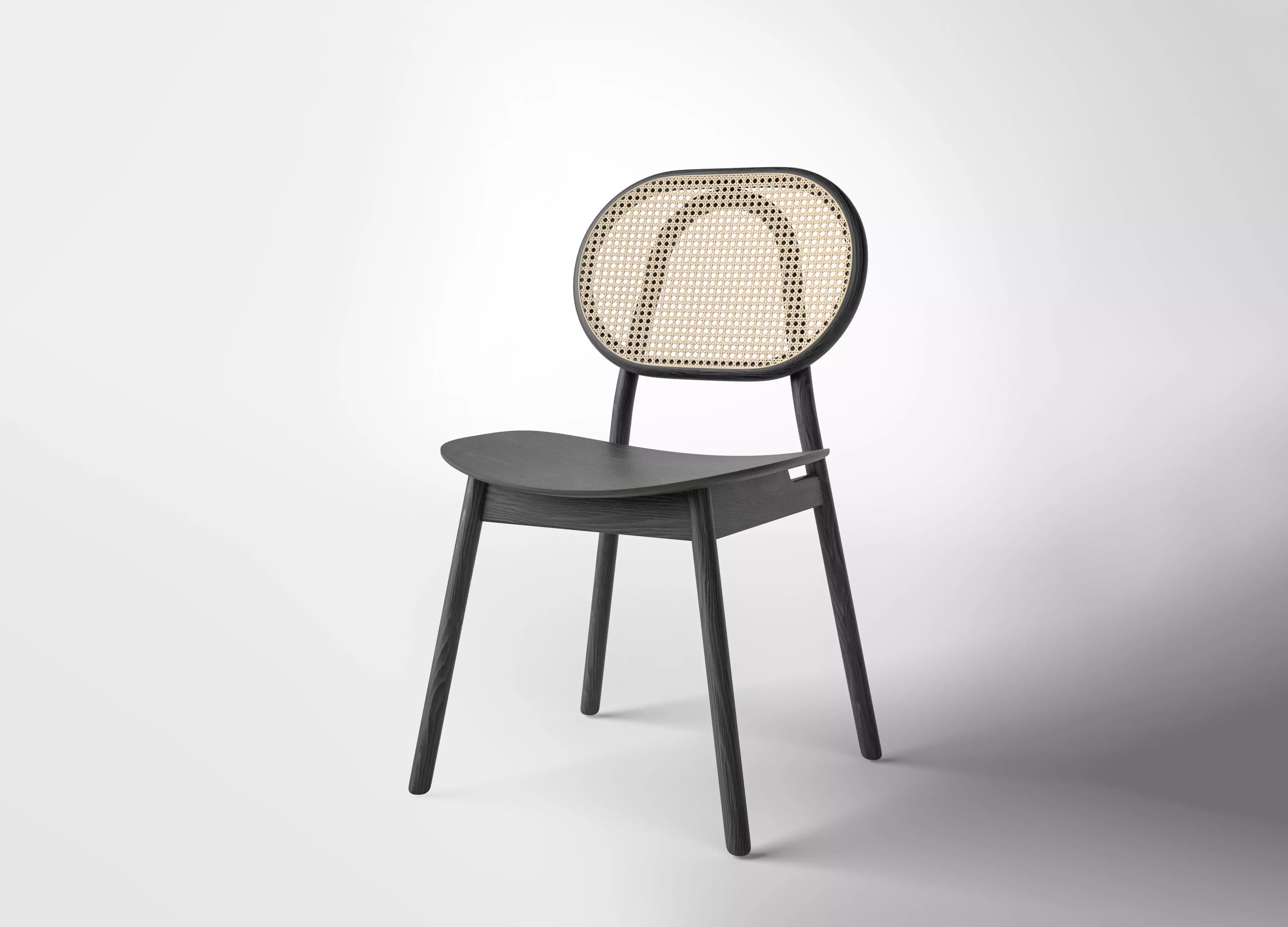 Cane Chair 3D model_0