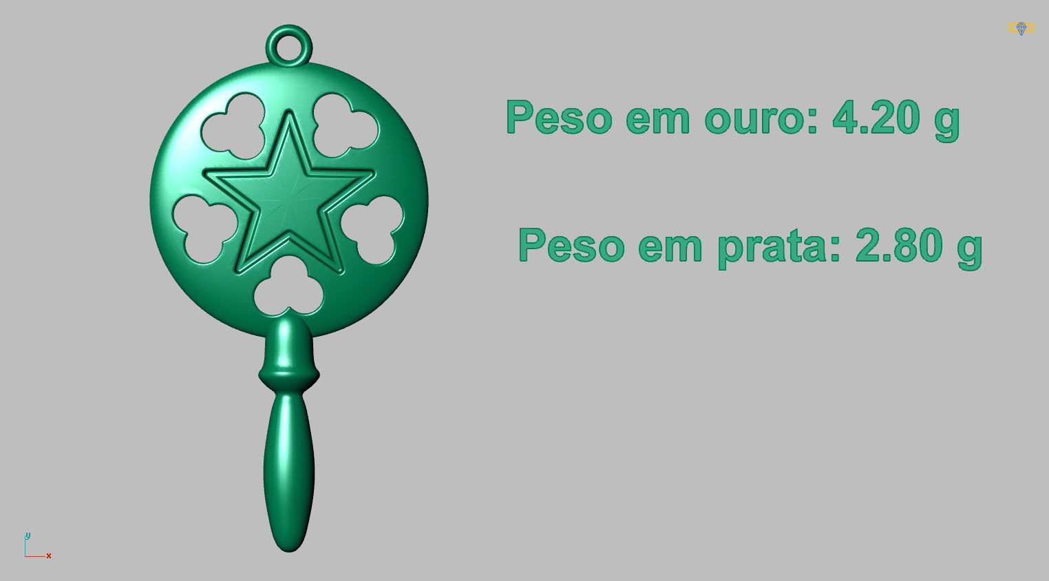 Oxum Orixas tools collection Large 3D print model_13