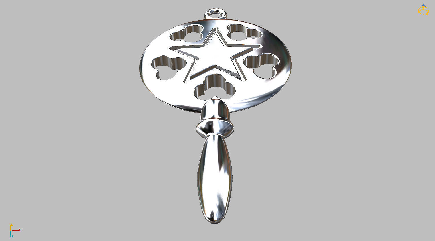 Oxum Orixas tools collection Large 3D print model_6