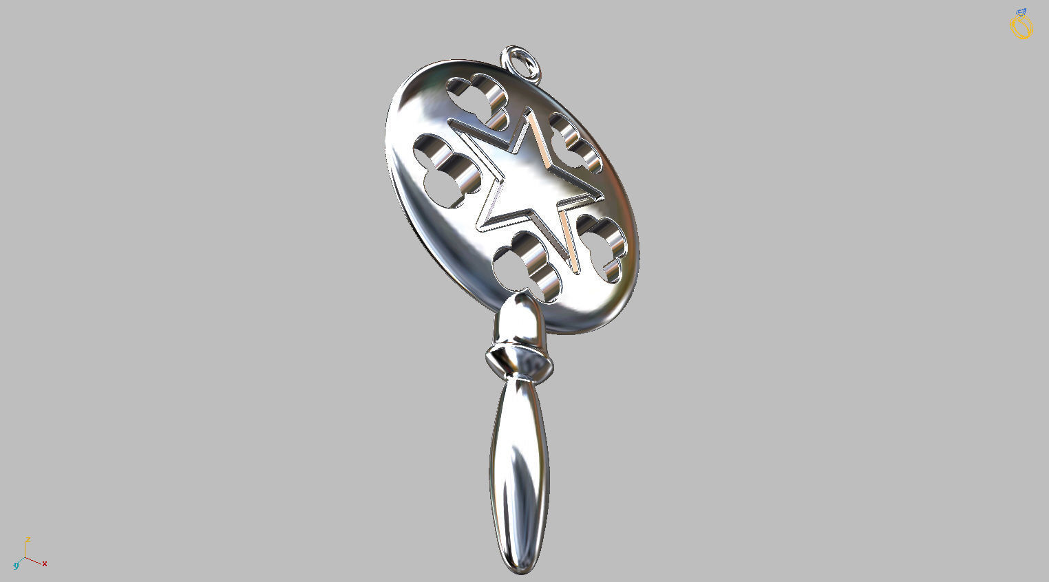 Oxum Orixas tools collection Large 3D print model_4