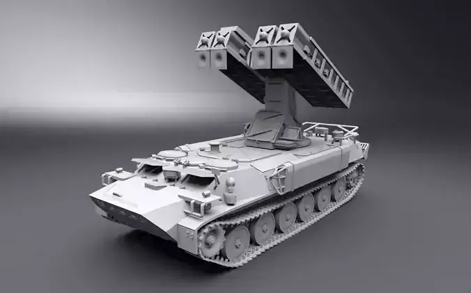 Strela 10 Scale model