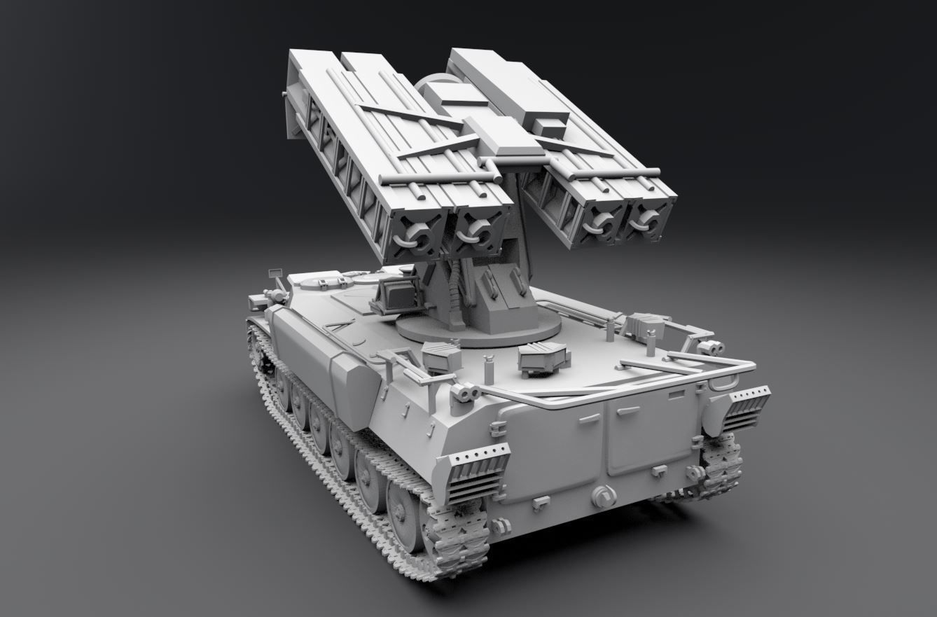 Strela 10 Scale model 3D print model_2
