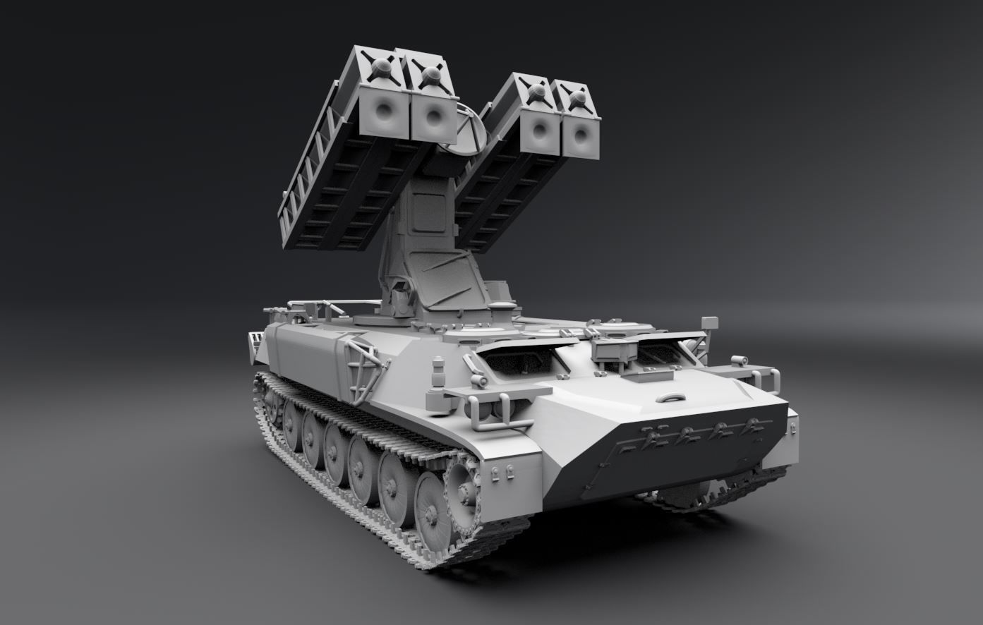 Strela 10 Scale model 3D print model_4