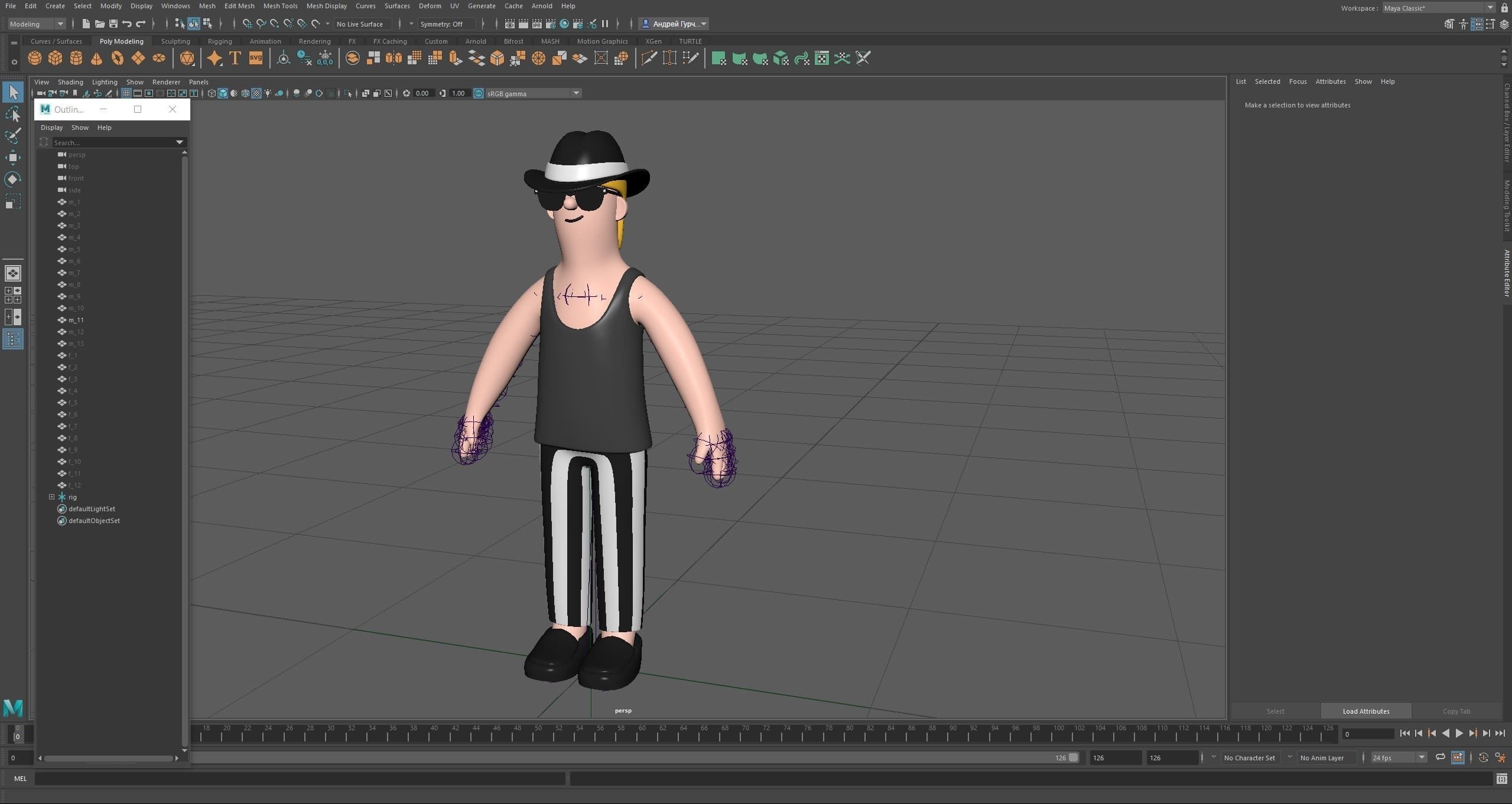 Cartoon Characters Low-poly 3D model_22