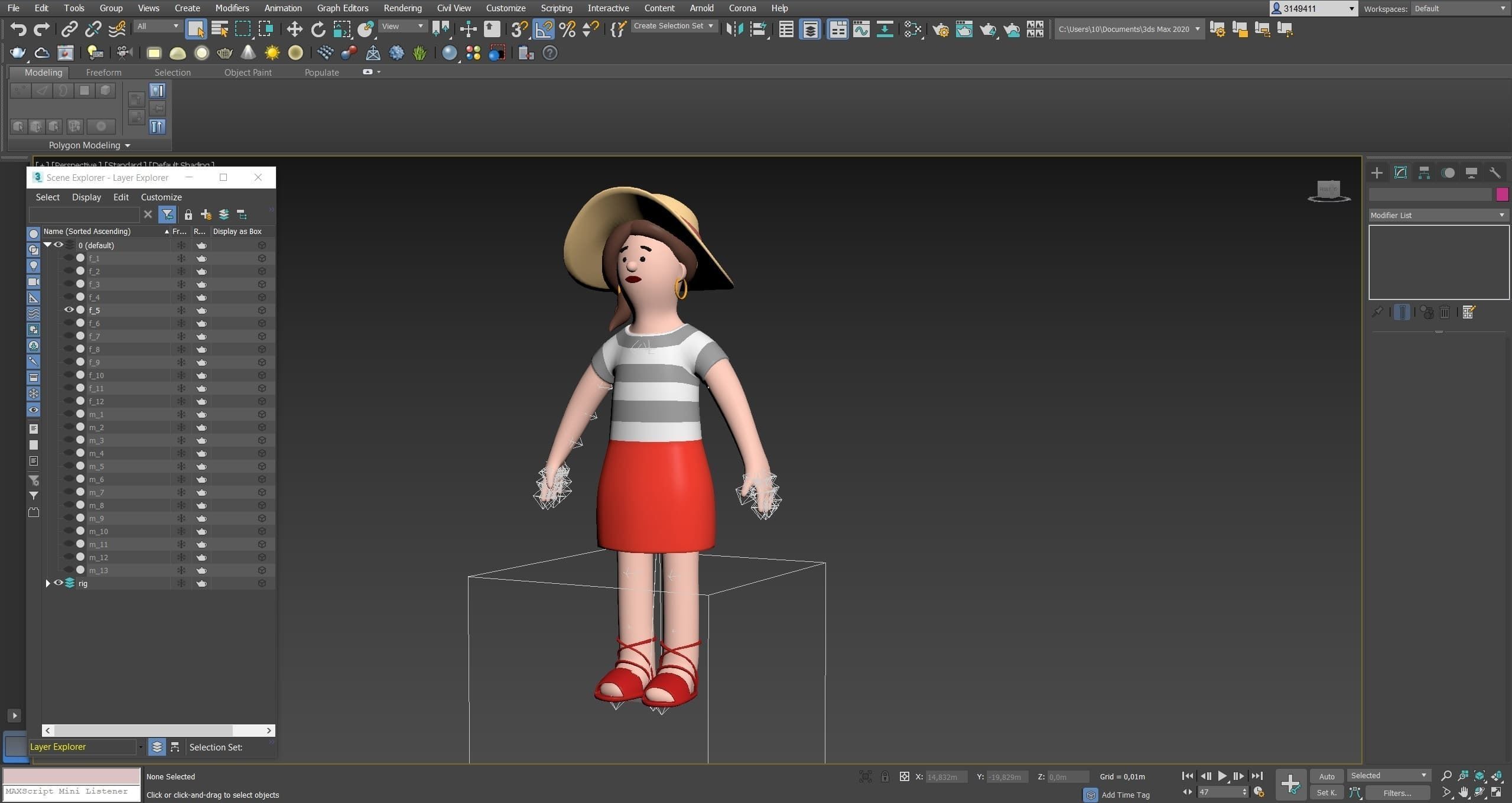Cartoon Characters Low-poly 3D model_24