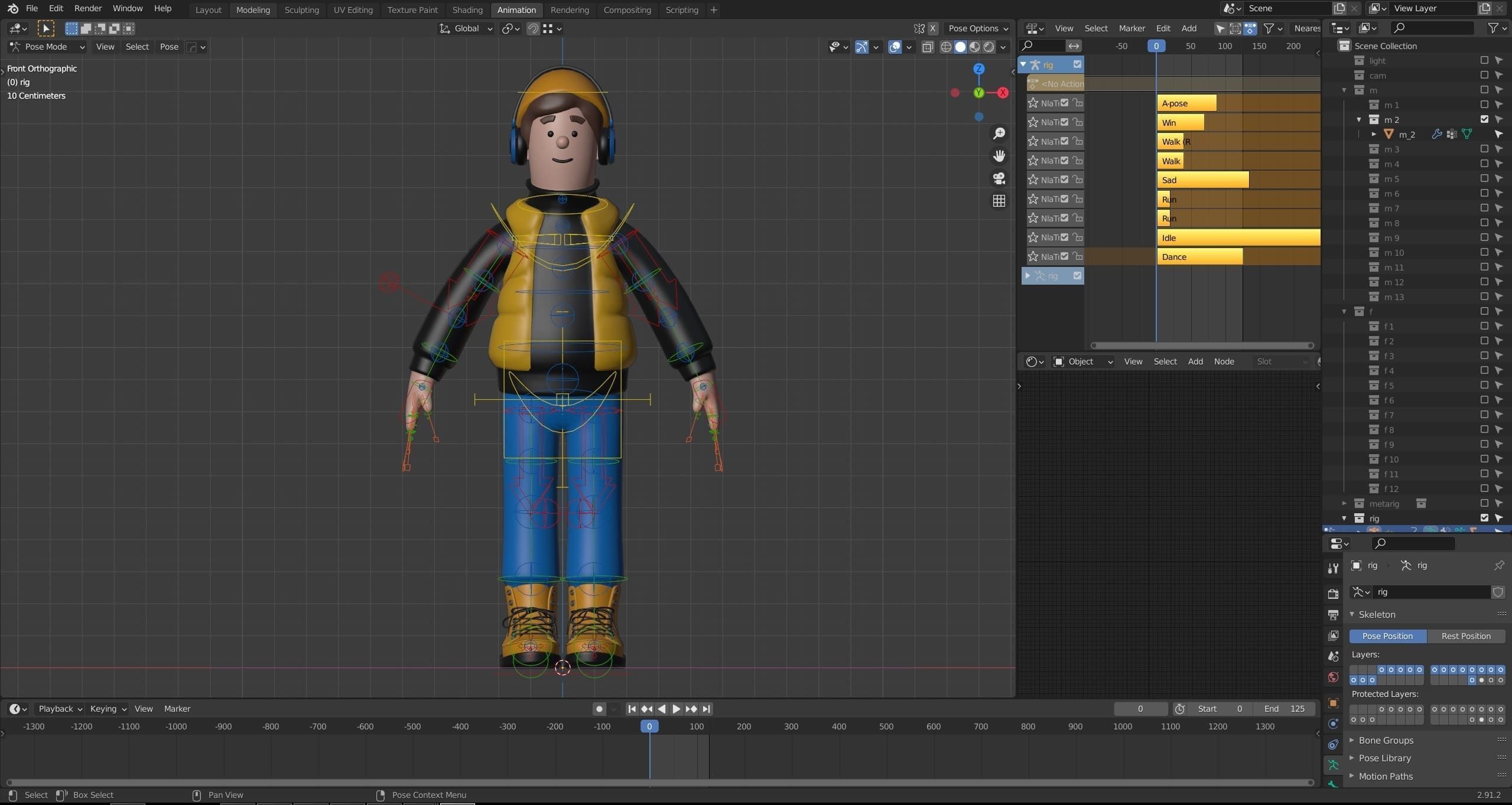 Cartoon Characters Low-poly 3D model_21