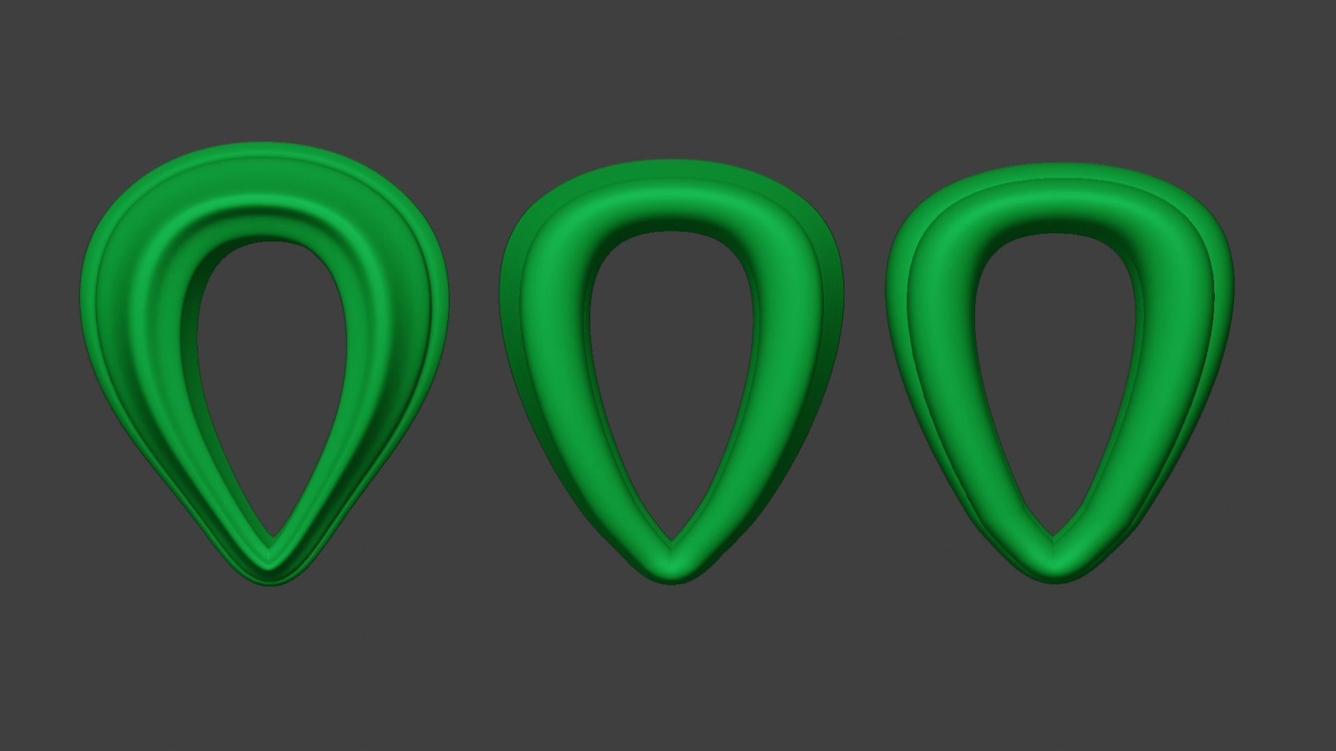 Bail set sculpture with measurements 3D print model_4