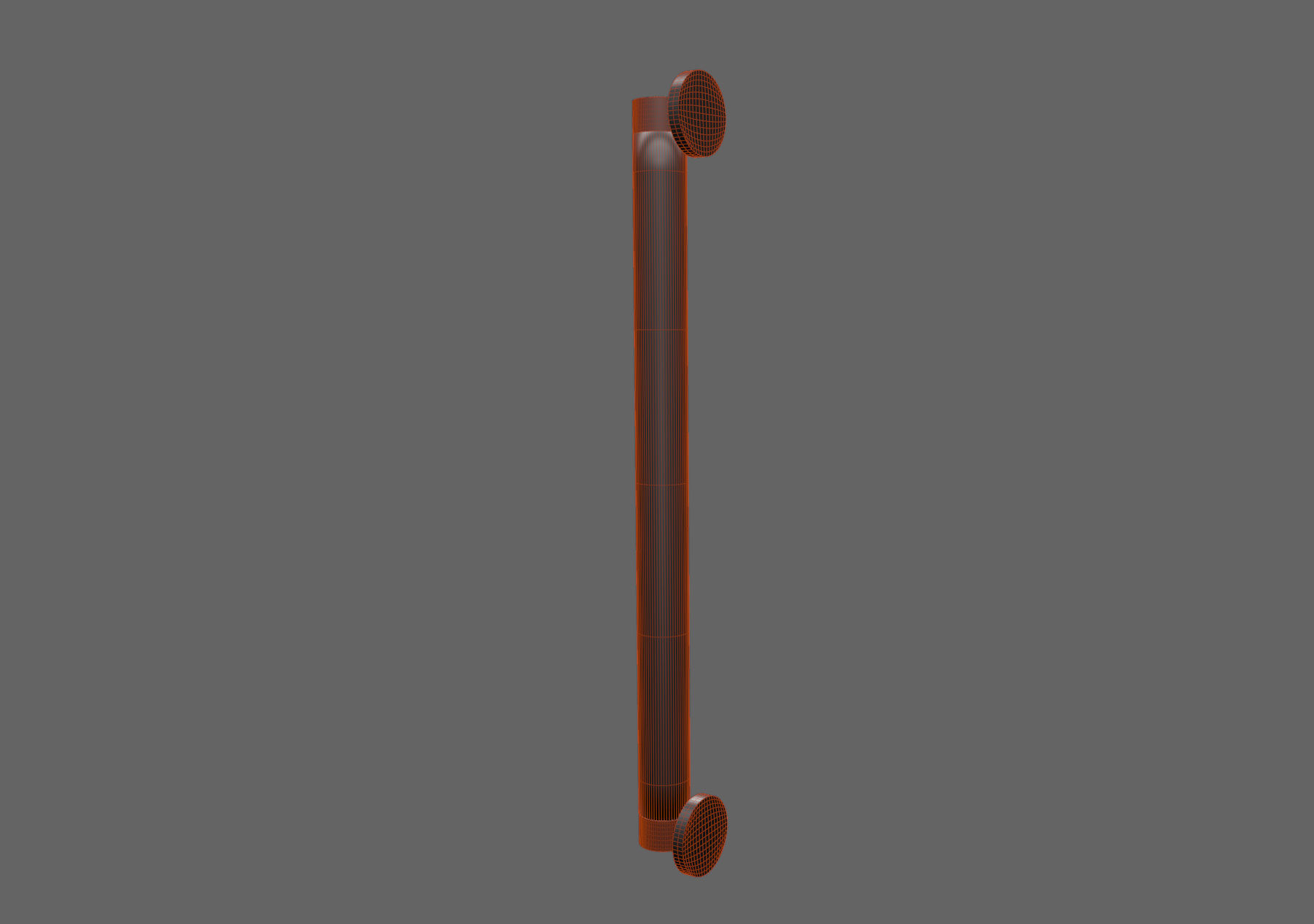 Tube Wall Lamp 3D model_8