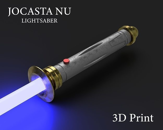 Jocasta Nu Lightsaber Kit - 3D printable 3D print model