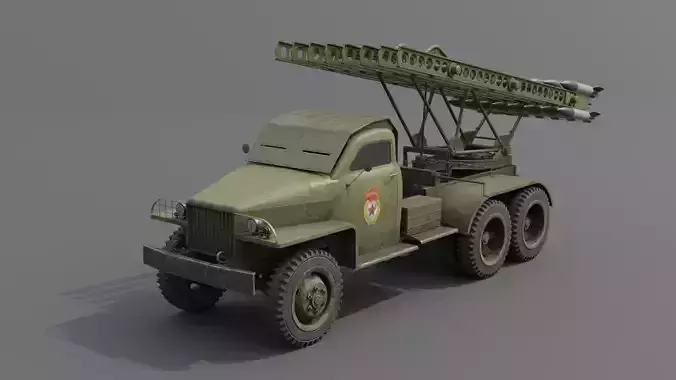BM-13N Katyusha multiple rocket launcher 