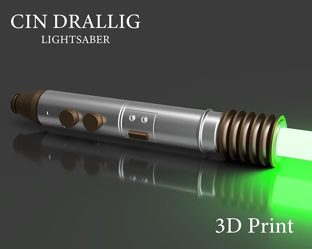 Cin Drallig Lightsaber Kit - 3D printable 3D print model