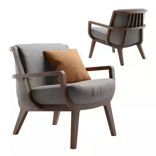 Kaya Lounge Chair 3D model