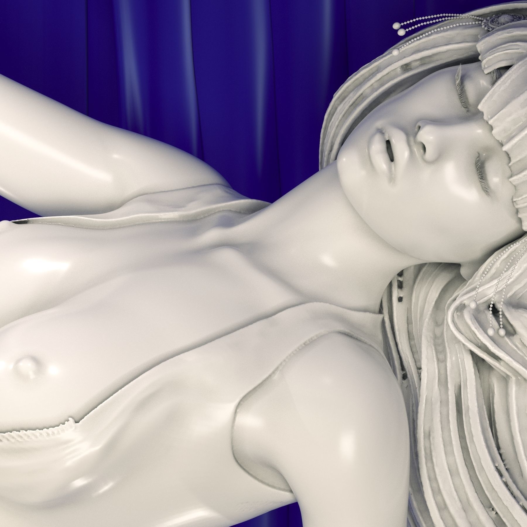 Headphone Holder strip dance 4 3D print model_21