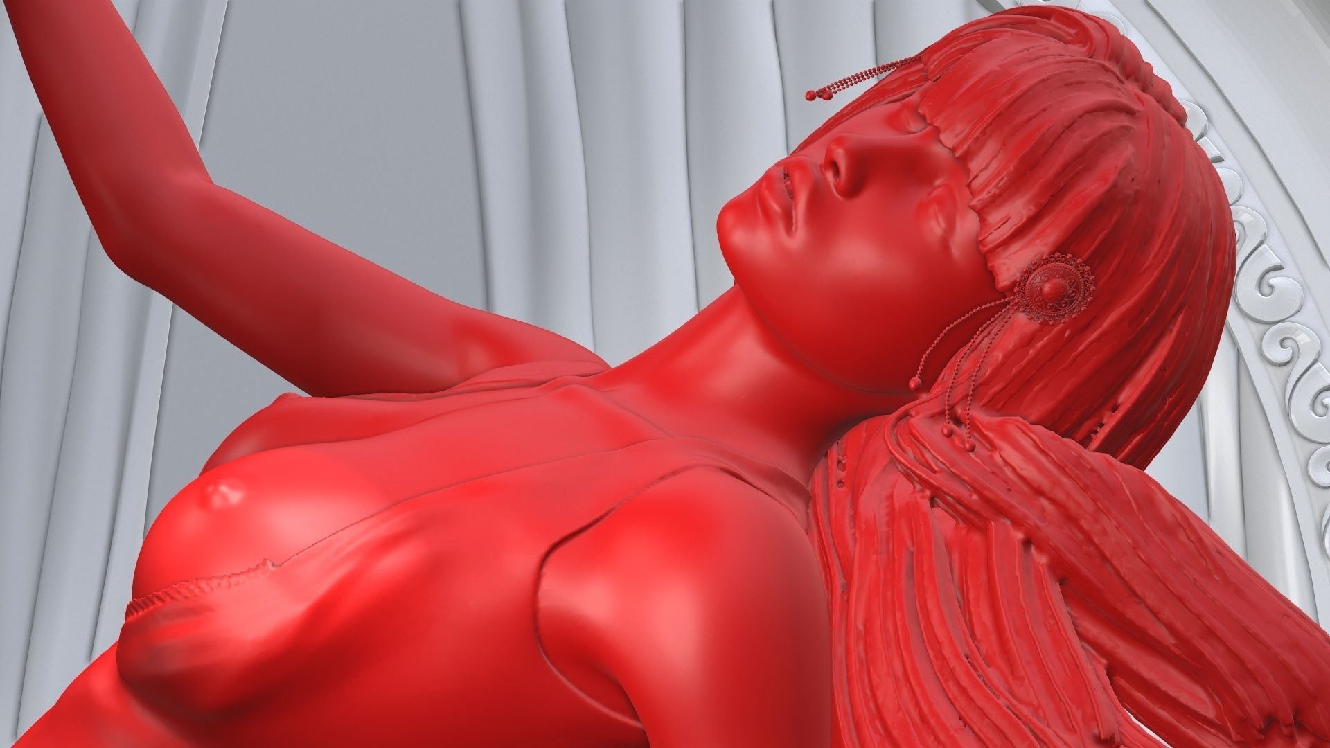 Headphone Holder strip dance 4 3D print model_16