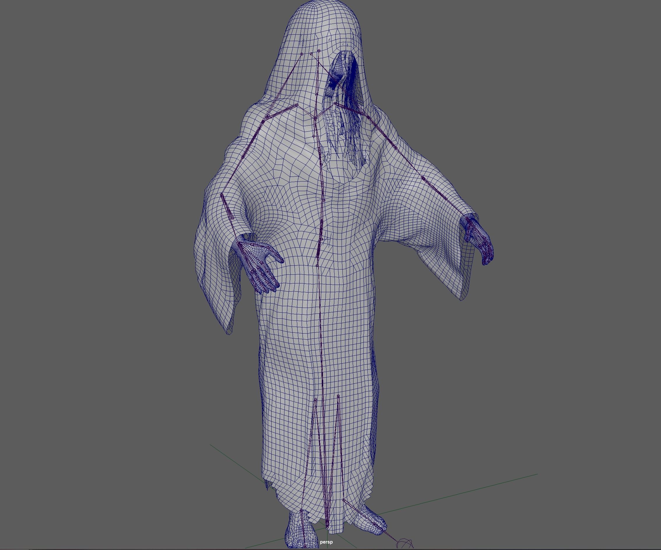 Ghost Girl - Horror Woman 3D model_15