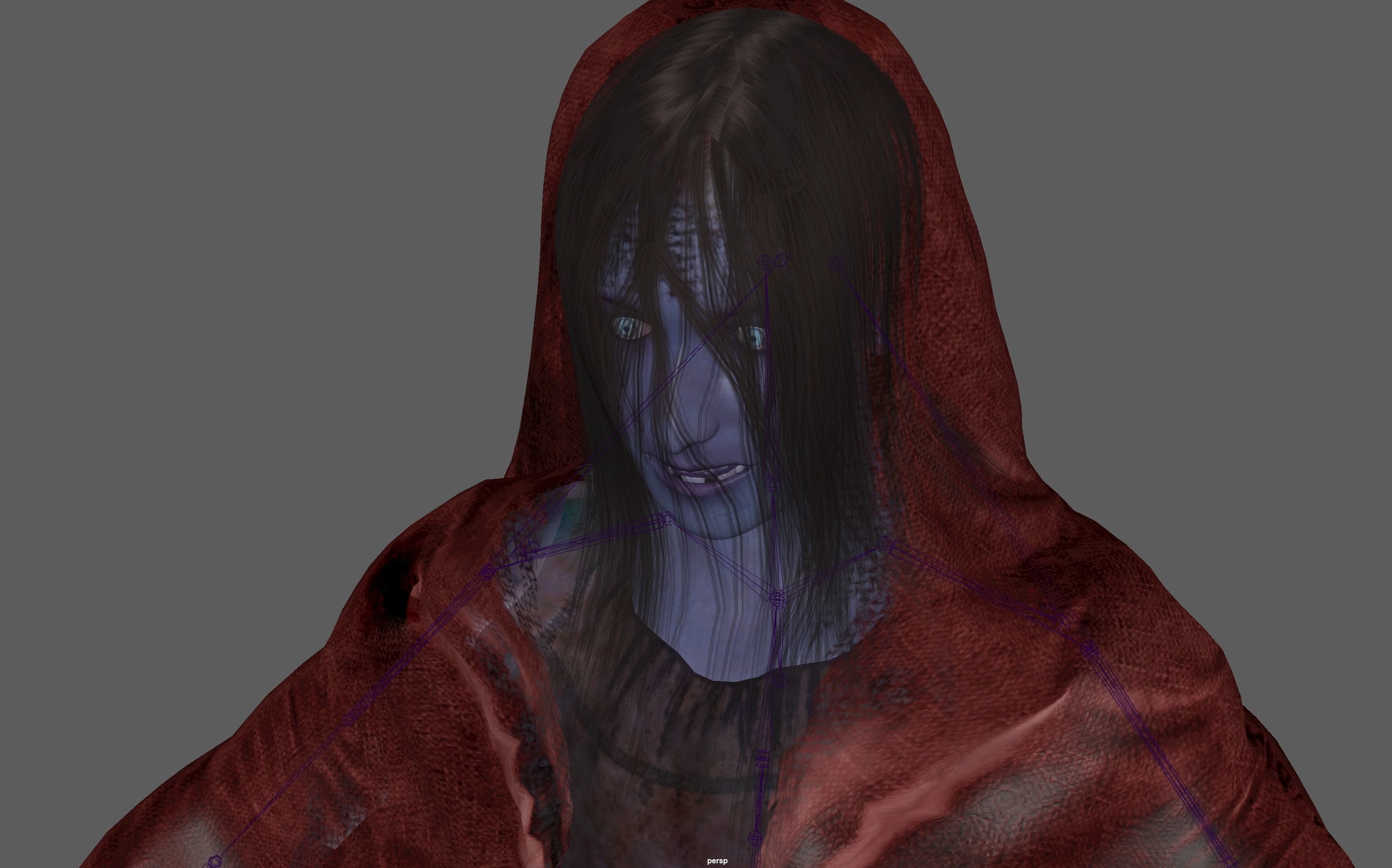 Ghost Girl - Horror Woman 3D model_18