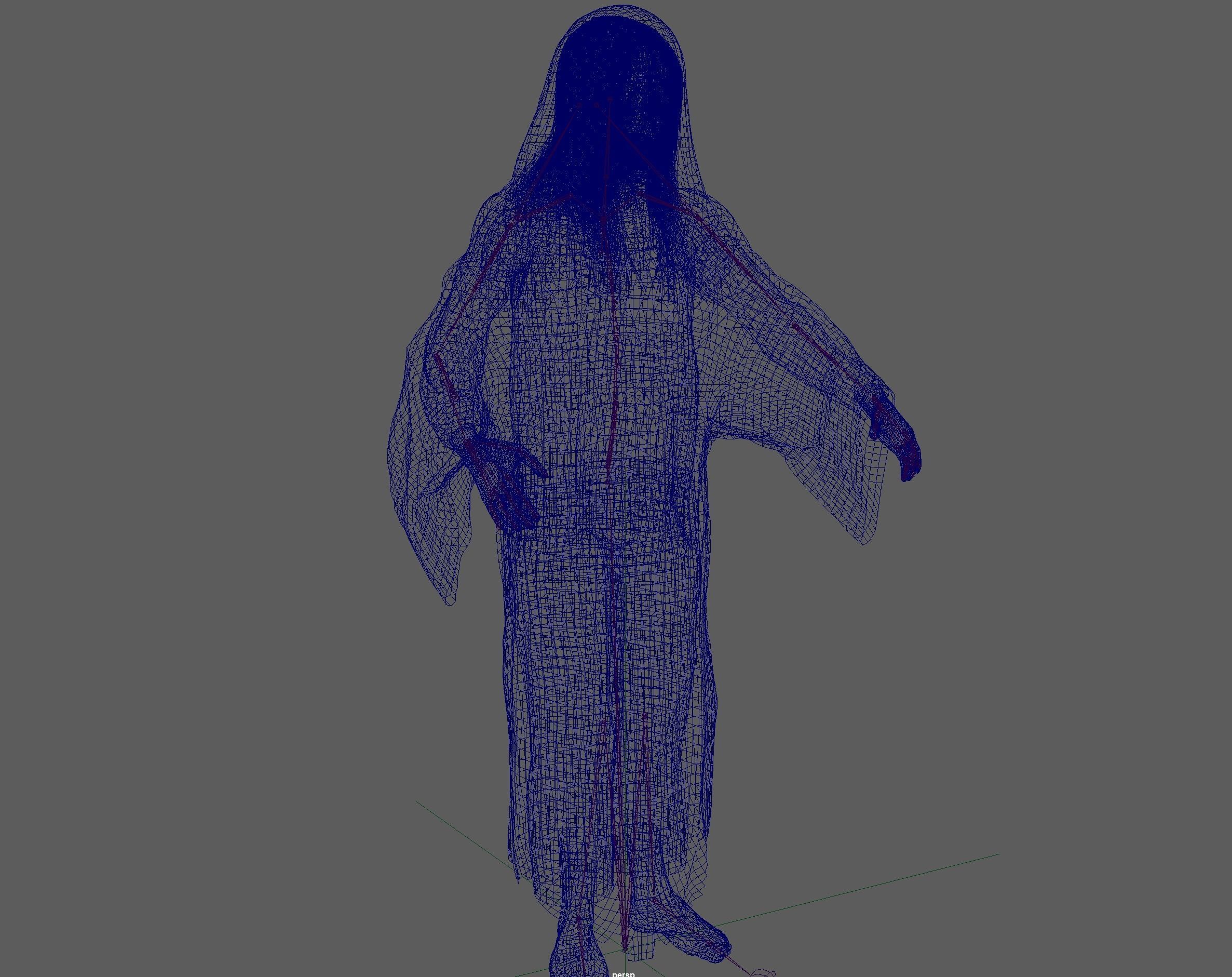 Ghost Girl - Horror Woman 3D model_16