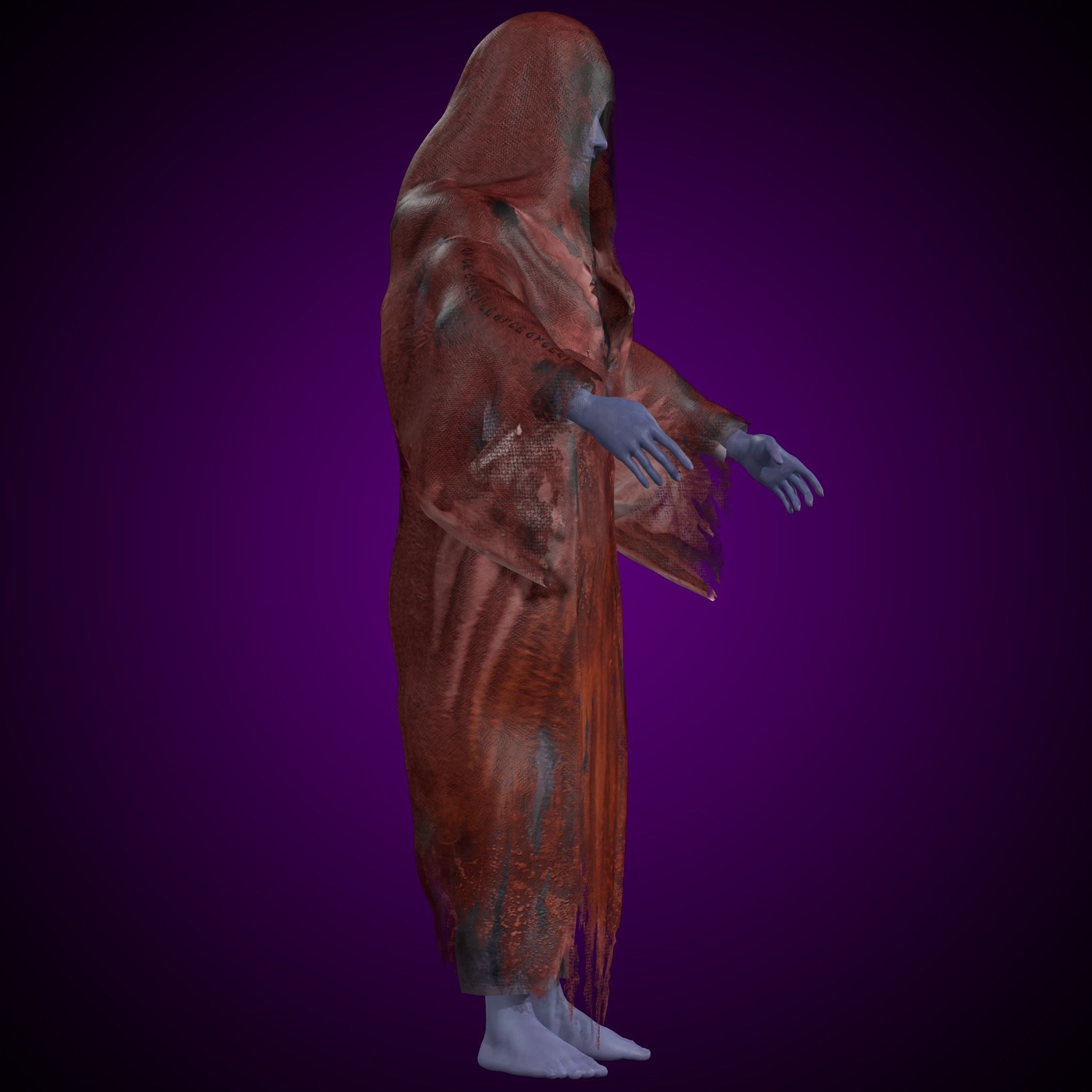 Ghost Girl - Horror Woman 3D model_7