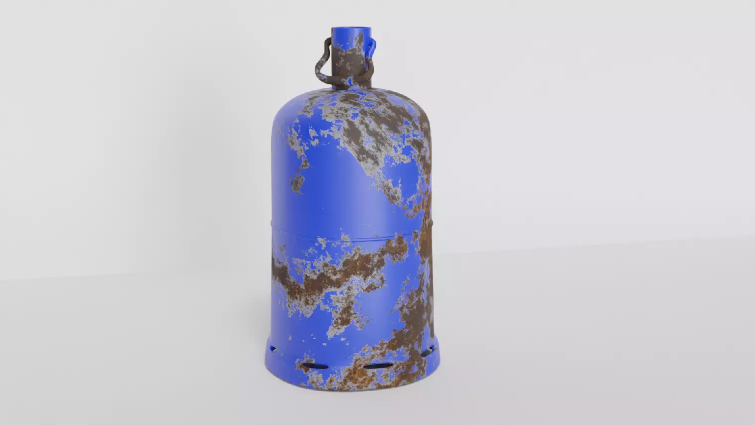 BOUTON GAZ Low-poly 3D model