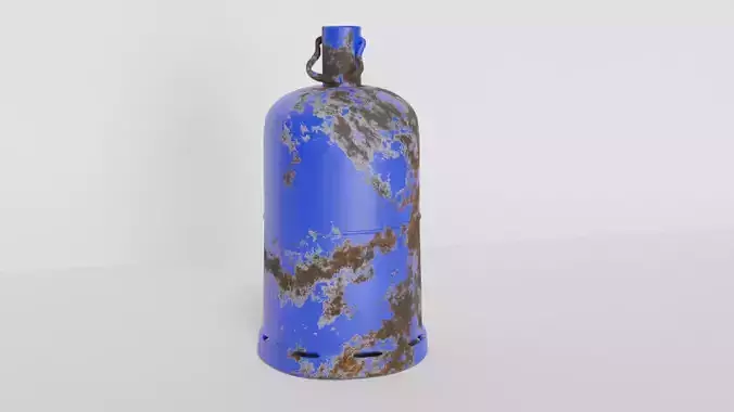 BOUTON GAZ Low-poly 3D model