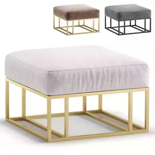 Pouffe ESTER by Cazarina Interiors 3 Colors Version