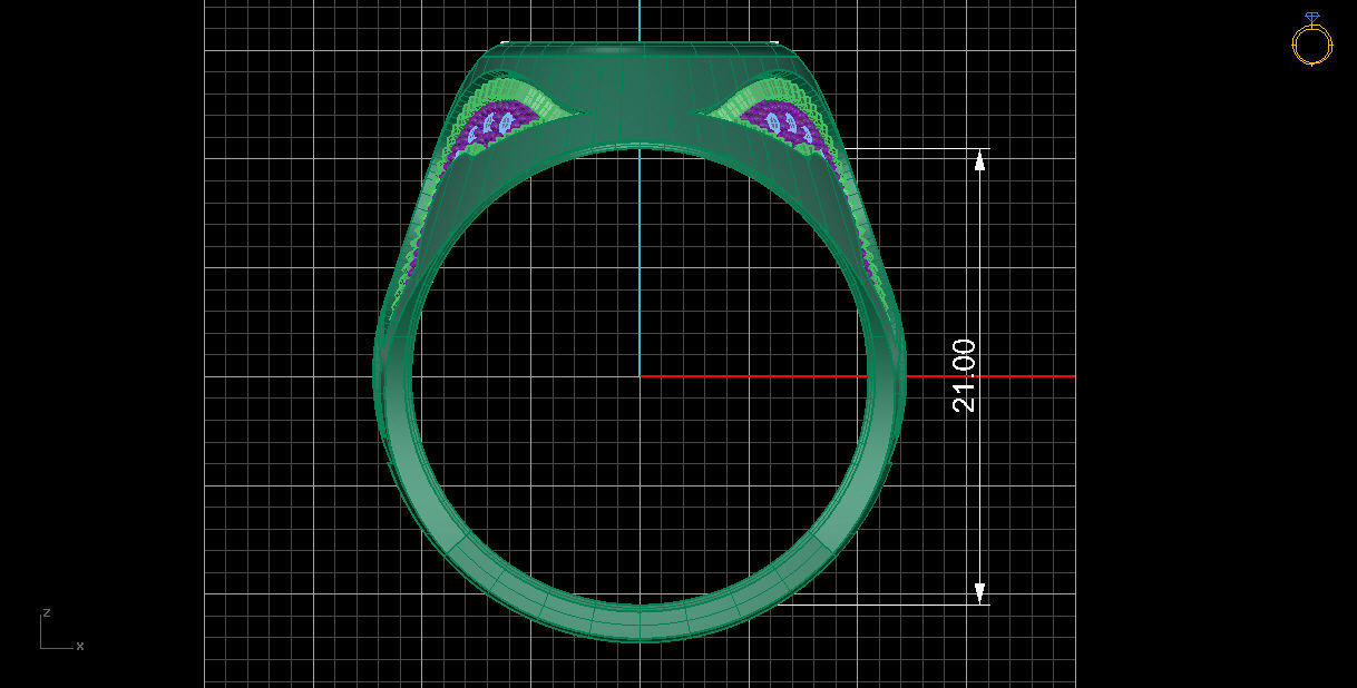 NEO MAN RING MODEL15 3D print model_2