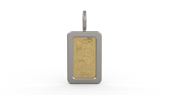 Pamp Frame Pendant 15 3D print model