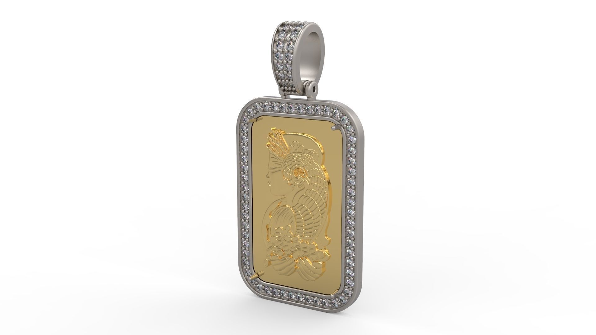 Pamp Frame Pendant 18 3D print model_1