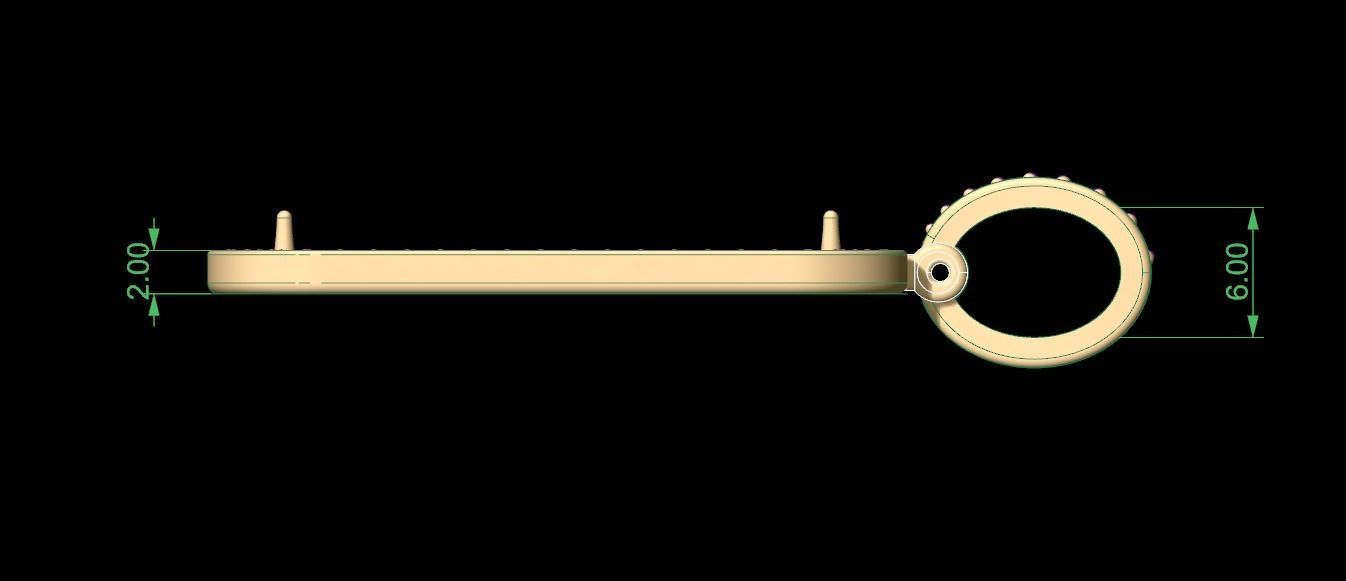 Pamp Frame Pendant 18 3D print model_8