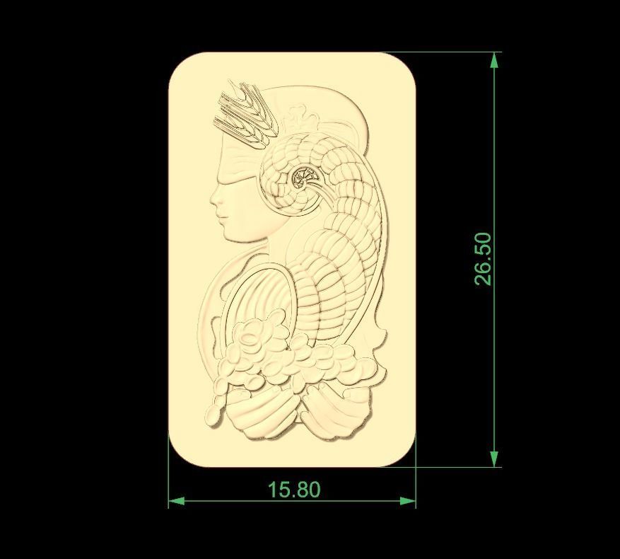 Pamp Frame Pendant 18 3D print model_4