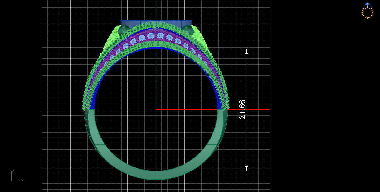 NEO MAN RING MODEL13 3D print model_3