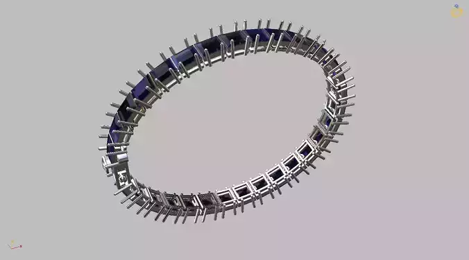 Riviera Carre bracelet with clasp Gemstone Square 6x6mm