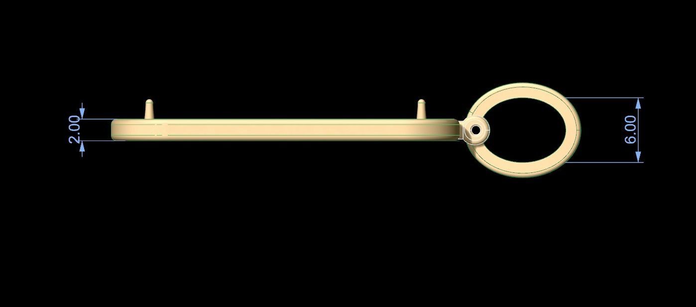 Pamp Frame Pendant 19 3D print model_8