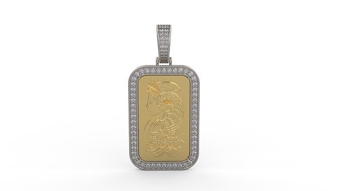 Pamp Frame Pendant 20 3D print model