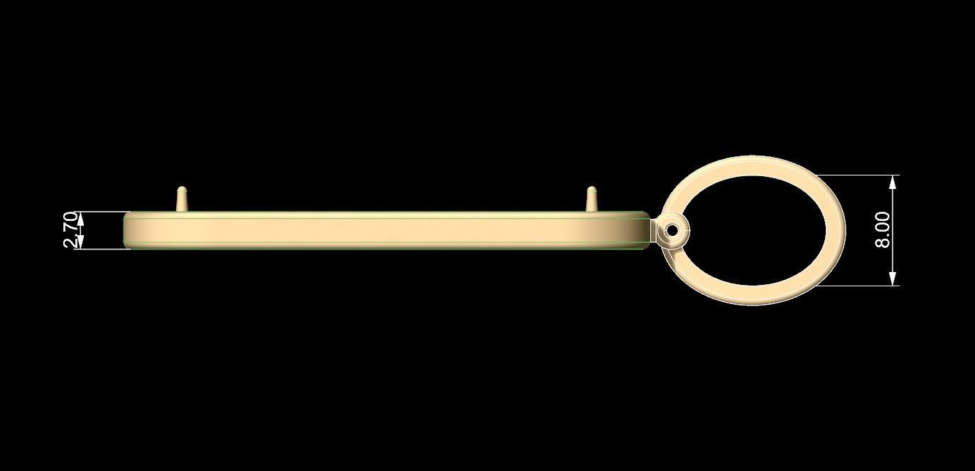 Pamp Frame Pendant 21 3D print model_8