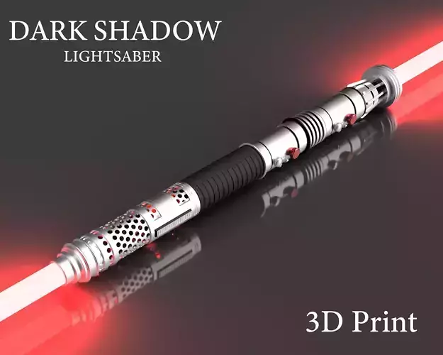 Dark Shadow Lightsaber - Darth Maul Clone Wars - 3D print