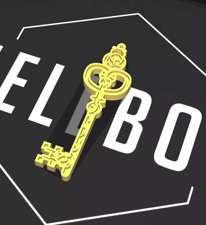 Masonic Treasurer Jewel - Joya tesorero masonico 3D model_0