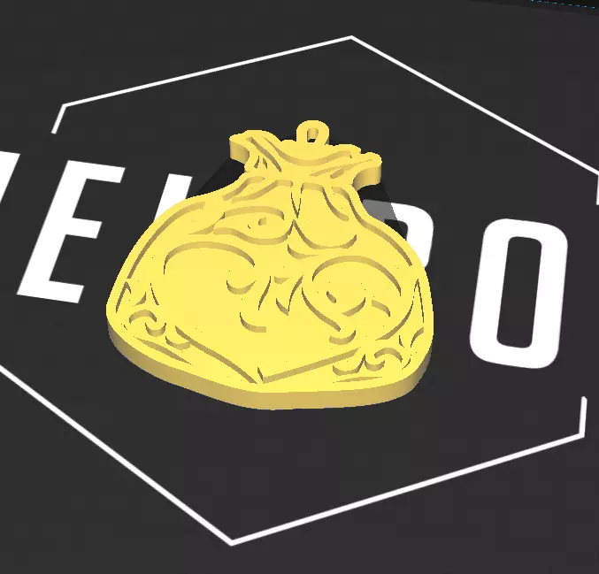 Masonic hospital jewel - Joya hospitalario masonico 3D model_0