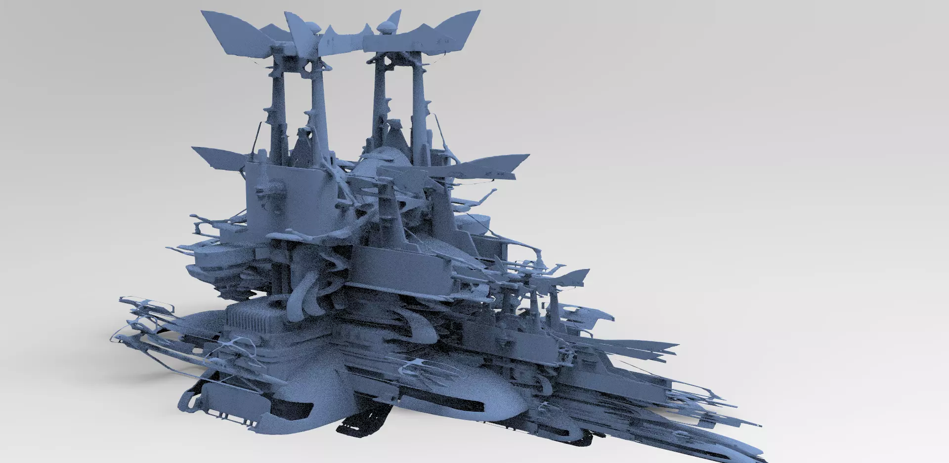 Star Wars inspired Racer Jet 7 3D model