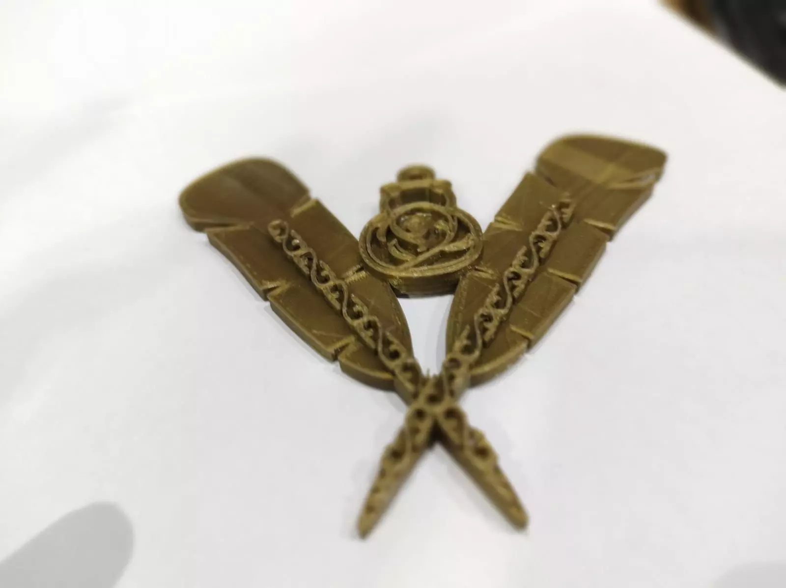 Masonic secretary jewel - Joya secretario masonico 3D model_0