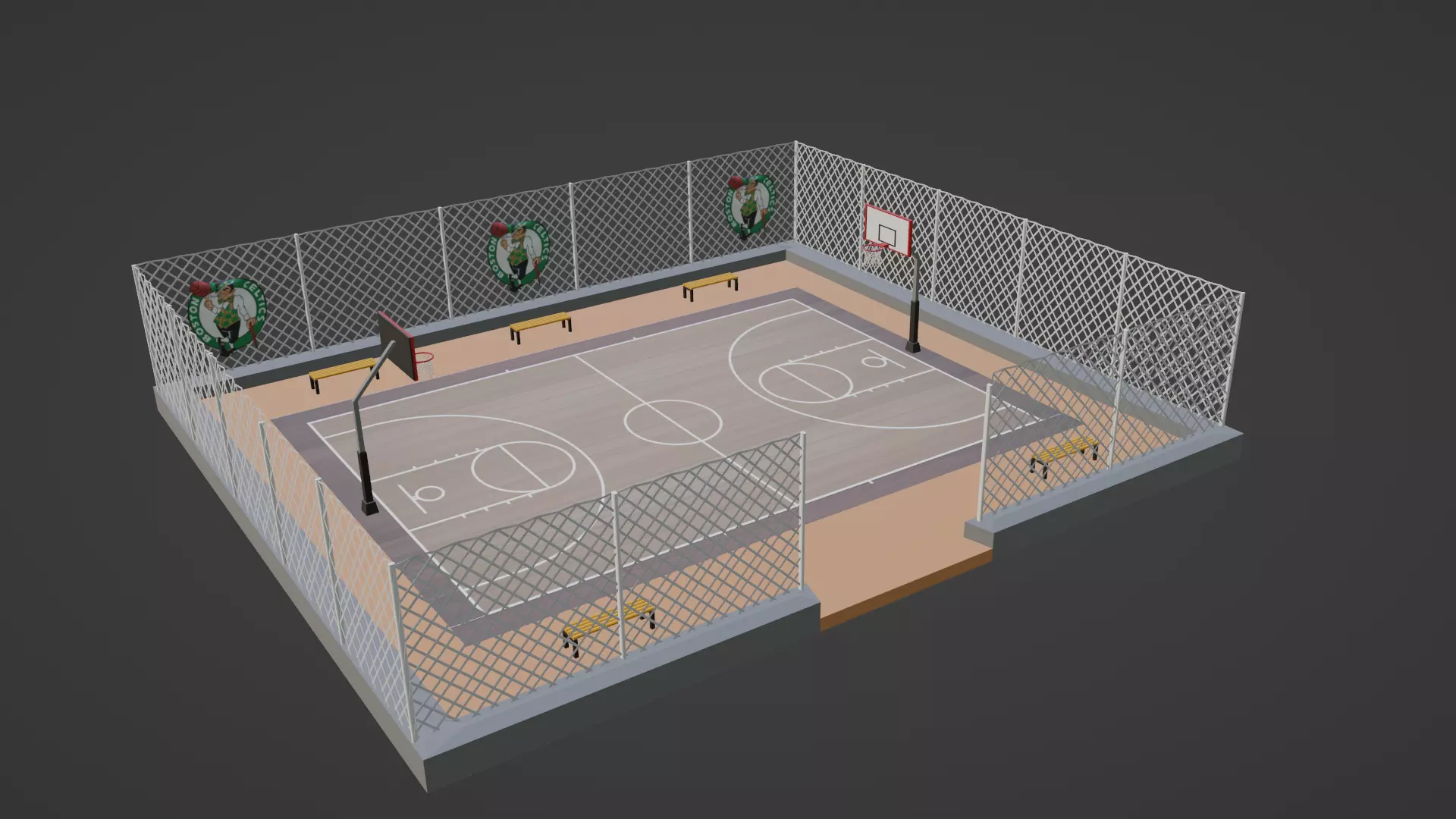 3D model Basketball Stadium - Toronto Raptors VR / AR / low-poly | CGTrader